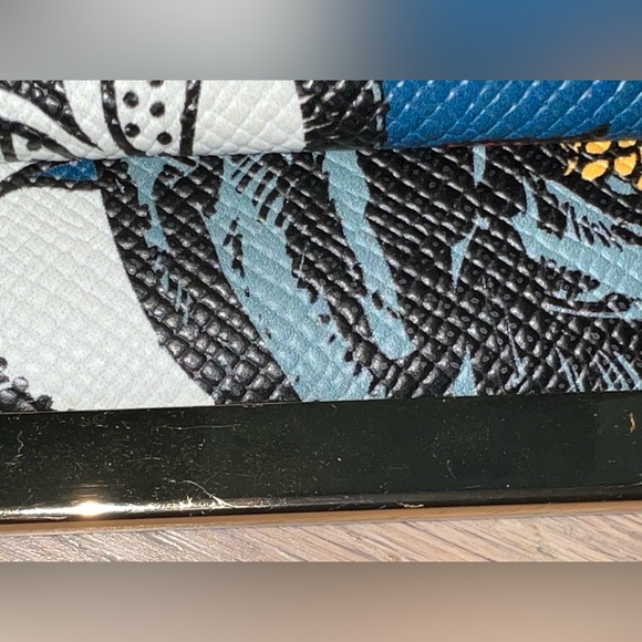 Aldo Patterned Chained wallet Clutch Crossbody Shoulder Handbag- PREOWNED - Picture 9 of 14